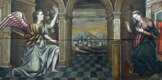 Annunciation painting