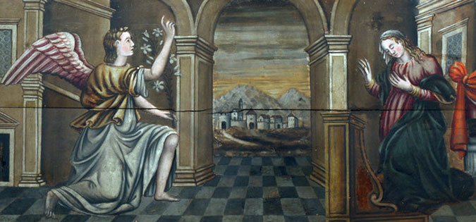 Annunciation painting