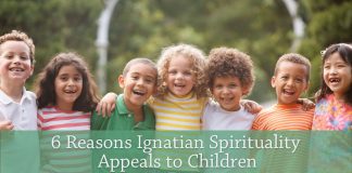 children arm in arm - text: 6 Reasons Ignatian Spirituality Appeals to Children