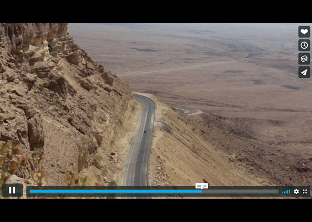 Keeping Good Company for Your Soul video screenshot - car driving in desert