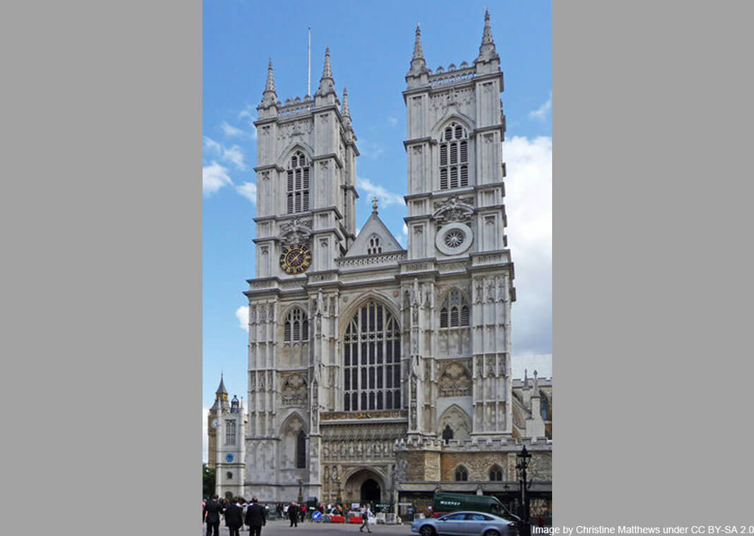 Westminster Abbey - image by Christine Matthews under CC BY-SA 2.0