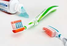 toothbrushes and toothpaste