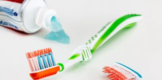 toothbrushes and toothpaste