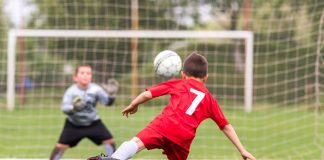 kids playing soccer