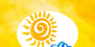 sun and clouds - weather symbols
