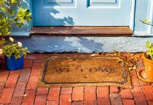 autumn welcome mat
