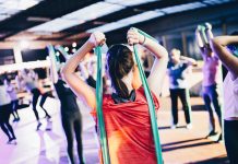 resistance training in a fitness class - photo by Geert Pieters on Unsplash