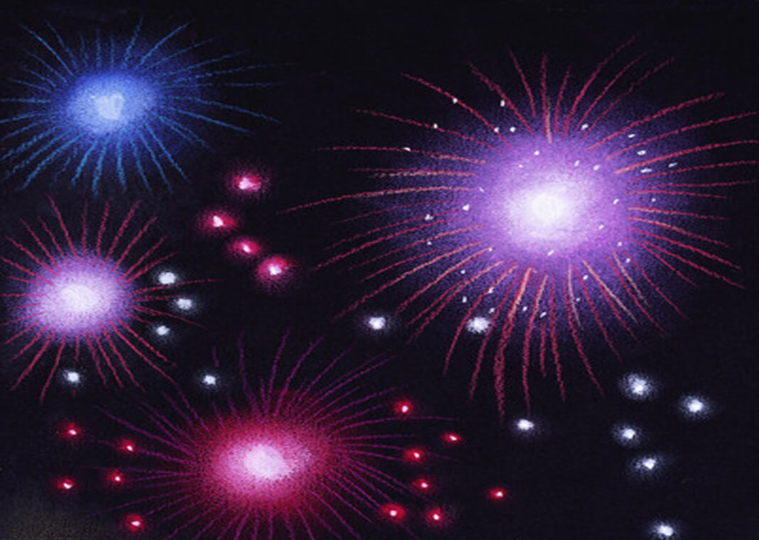 fireworks illustration