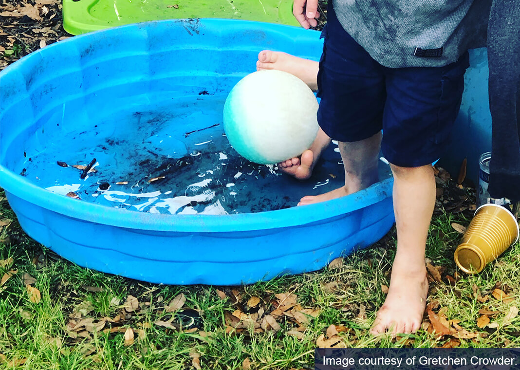 kiddie pool - image courtesy of Gretchen Crowder