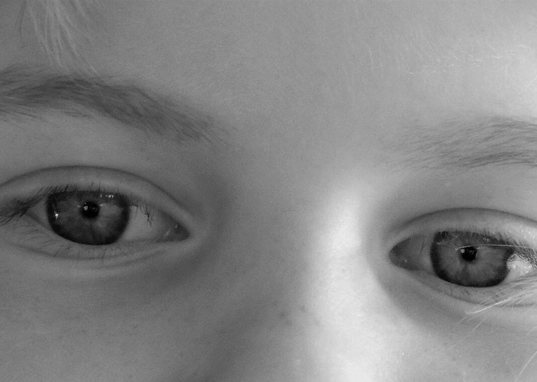 child's eyes via Pixabay