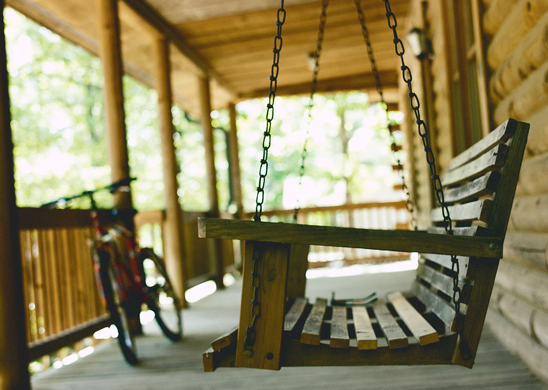 porch swing - photo by James Garcia on Unsplash