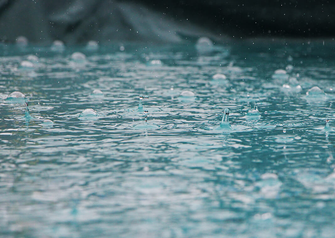 rain falling - photo by Inge Maria on Unsplash