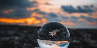 upside-down world as reflected in marble -photo by Louis Maniquet on Unsplash