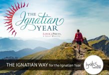 The Ignatian Way for the Ignatian Year - text over image of mountain hiker