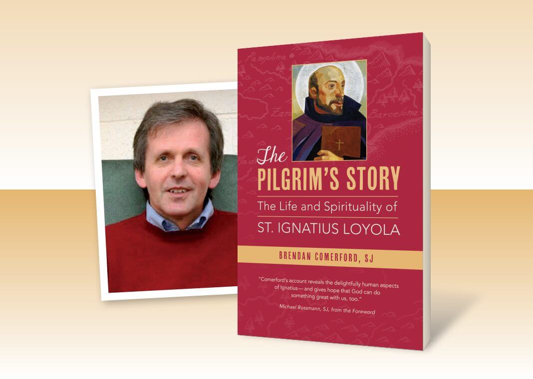 cover of "The Pilgrim's Story" by Brendan Comerford, SJ (pictured)