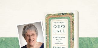 Answering God's Call: A Scripture-Based Journey for Older Adults by Barbara Lee - book cover and author photo