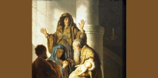 Simeon and Anna in the Temple by Rembrandt - public domain via Wikimedia Commons