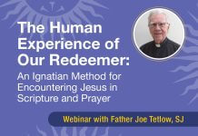 The Human Experience of Our Redeemer: A Lenten Webinar with Fr. Joseph Tetlow, SJ - Fr. Tetlow pictured
