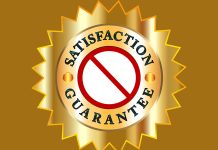 no guarantee seal - image by Gordon Johnson from Pixabay with center overlay of image by Clker-Free-Vector-Images from Pixabay