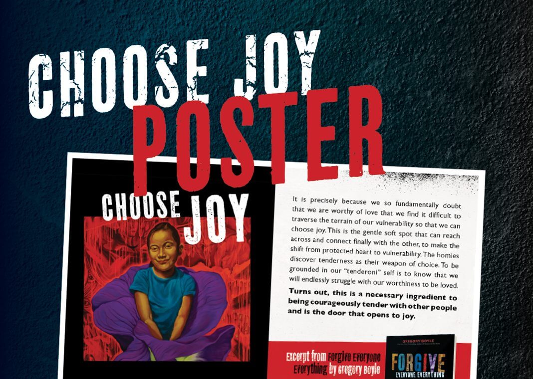 "Choose Joy" excerpt and art from "Forgive Everyone Everything"