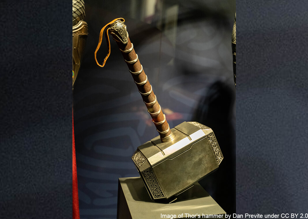 Image of Thor's hammer by Dan Previte under CC BY 2.0 via Flickr
