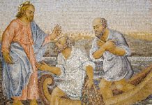 mosaic of Jesus calling Peter and Andrew - jozef sedmak/istock/Getty Images