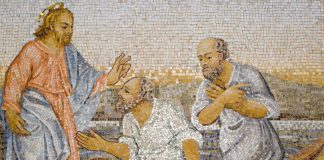 mosaic of Jesus calling Peter and Andrew - jozef sedmak/istock/Getty Images
