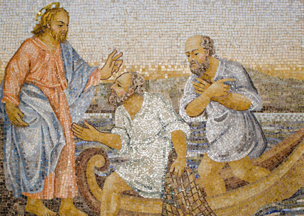 mosaic of Jesus calling Peter and Andrew - jozef sedmak/istock/Getty Images
