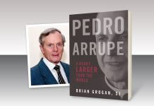 Pedro Arrupe: A Heart Larger Than the World - book by Brian Grogan, SJ (pictured)