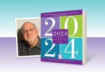 2024: A Book of Grace-Filled Days by Joseph Durepos - author headshot next to book cover