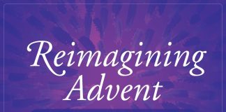 Reimagining Advent with the Examen - text on a purple background