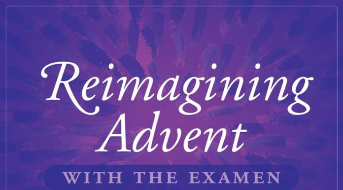 Reimagining Advent with the Examen - text on a purple background