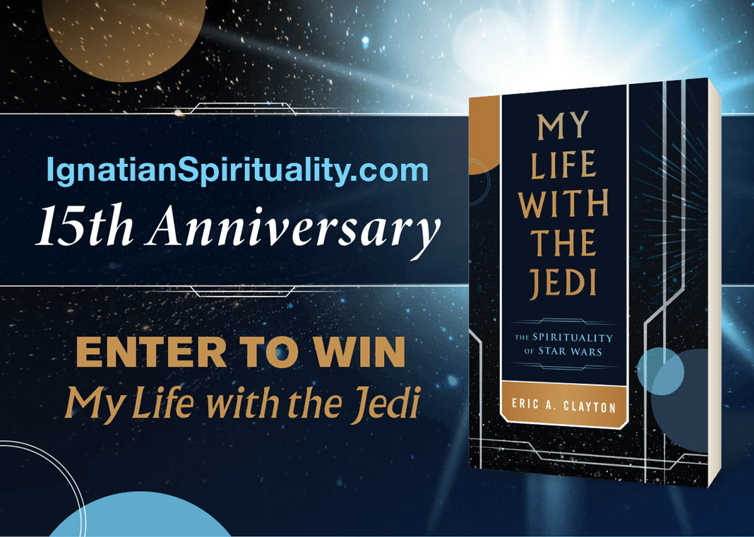 My Life with the Jedi Giveaway - book cover pictured next to text