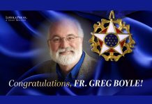 Congratulations, Fr. Greg Boyle, on winning the Presidential Medal of Freedom.