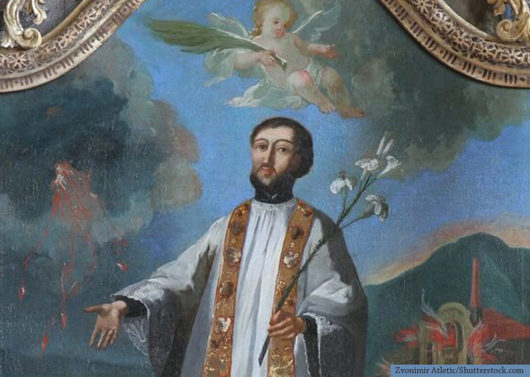 painting of Saint Francis Xavier - Zvonimir Atletic/Shutterstock.com