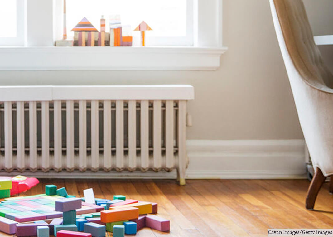 radiator and toy blocks - Cavan Images/Getty Images