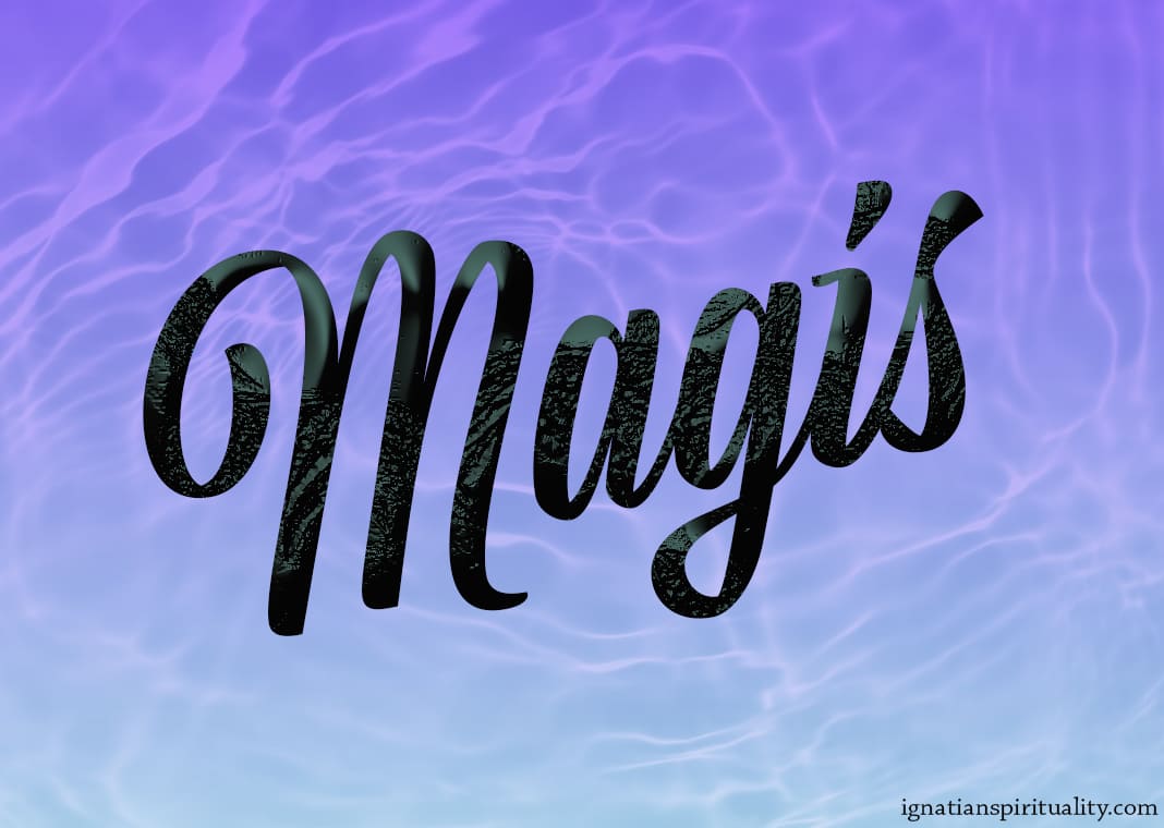Magis word - background based on art by Naoki Kim/Shutterstock.com